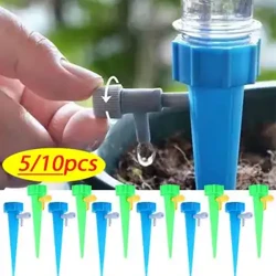 10st/5st självbevattningssatser Automatiska vattnare Droppbevattning Bevattningsanordning för inomhusväxter Växt Trädgårdsprylar Creative