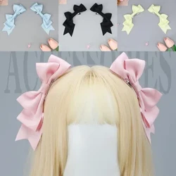 Kawaii Tay Nơ Kẹp Tóc Anime lolita Kẹp Tóc Cosplay Mũ Đội Đầu JK Đồng Nhất Phụ Kiện Tóc Quà Giáng Quà Tặng