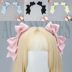 Kawaii Handmade Бант Заколка для волосся Аніме Лоліта Шпилька Косплей Головний убір JK Уніформа Аксесуар для волосся Різдвяні подарунки