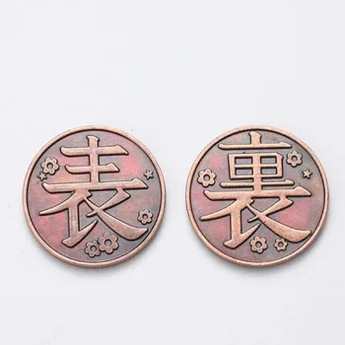 Anime Demon Slayer Kimetsu No Yaiba Tsuyuri Kanao Kochou Shinobu Sammlung Legierung Metallmünze Cosplay Requisiten Münzen