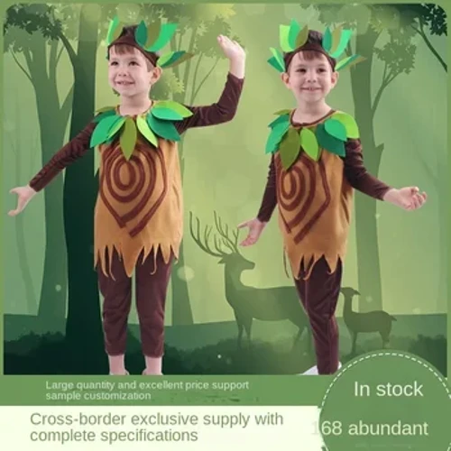 ʻO ka ʻaʻahu ʻo Cosplay no ka hana keaka a nā keiki a me ka ʻaʻahu pāʻina ma ka Drama Tribal Tree Three-Piece Demon Slayer