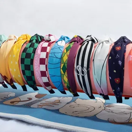 Demon Slayer Cosplay ile-banda Mitsuri Muichiro Nezuko Zenitsu Shinobu Ezaugarriak Modako ile-osagarriak Neska mozorroen osagarriak