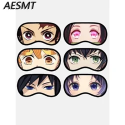 I-Anime Demon Slayer Eye Patch Kimetsu No Yaiba Kamado Tanjirou Ikhathuni Lekhathuni Lala Ngokufiphaza Ukufiphalisa Amehlo Avamile Amamaski we-Cosplay