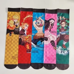 Аниме Demon Slayer Чорапи Kamado Tanjirou Nezuko Agatsuma Zenitsu Аксесоари за подаръци Creative Cartoon Чорапи за възрастни
