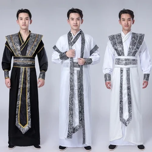 Truyền Thống Trung Quốc Người Hanfu Đầm Năm Mới Phương Đông Cổ Sân Khấu Biểu Diễn Múa Dân Gian Trang Phục Nhà Hán Cosplay Áo Choàng