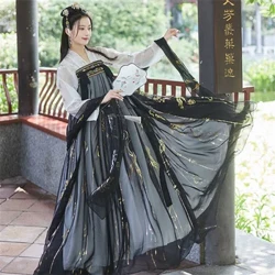 Éadaí Damhsa Mná Síneach Traidisiúnta Hanfu Síneach Hanfu do Mhná Éadaí Feidhmíochta Éadaí Feisteas Féile Gúna Daonlathach