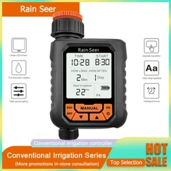 Rain Seer suur LCD-ekraan Veetaimer Veekindel IP65 Koduaia niisutus Vihmade taimer automaatne kontrollerisüsteem