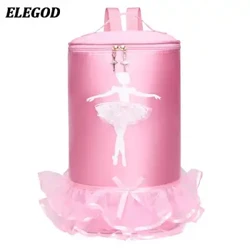 Ballet Dance Bag para sa Batang Babae Sports Gym Backpack Kids Latin Dance Yoga Tap Dance Jazz Storage Bag Mga Bata Matibay na Handbag sa Paglalakbay