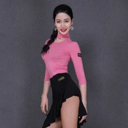 Pushti bal zalidagi raqs liboslari Ayollar Latina amaliyot kiyimi Tap raqs liboslari Samba kostyumi Salsa raqs liboslari dizaynerlik kiyimlari JL3239