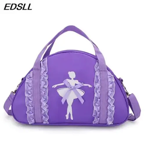 One Shoulder Dance Backpack ng mga Batang Babae Latin Ballet Dance Shoulder Bag Yoga Tap Dance Jazz Storage Bag Sport Back Pack