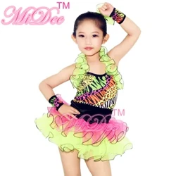 Gúnaí Rince MiDee Tutu Snagcheol & Damhsa Tapa Do Chailíní Leanaí
