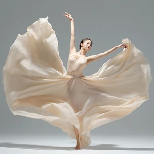 17 farger Flamenco kostyme Magedans Chiffon lange skjørt 720 graders pendelskjørt for scenekveldsfest Elegant strandskjørt