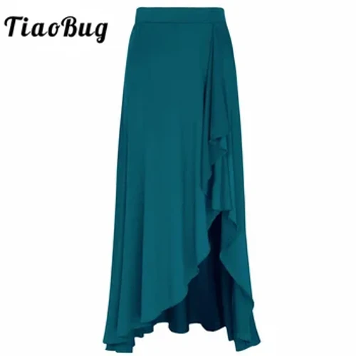 Không đều Vũ Váy Nữ Dài Váy Ballet Flamenco Nhảy Latin Tango Sevillanas Trang Phục Múa Bụng Váy Cô Gái Dancewear