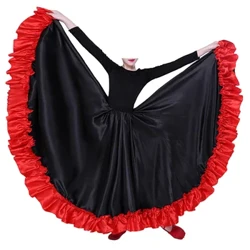 Haurrak Neskak Paso Doble Espainola Emanaldiko Mozorroa Flamenkoa Dantza Latinoko Gona Swing Handia Lerrodun Beheko Dantza Arropa Inauterietako Festarako