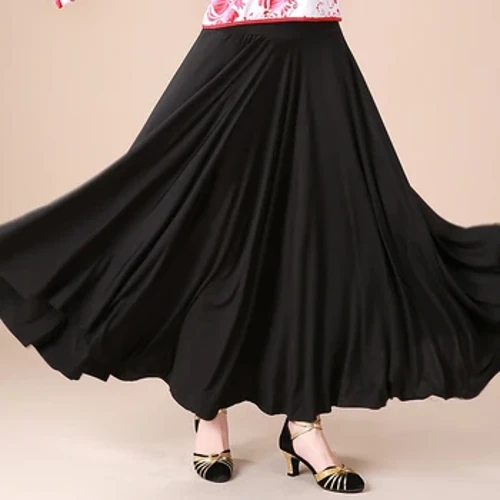 I-Flamenco Skirt Yabesifazane I-Mesh Isiketi Eside Isiketi Se-Ballroom Umdanso Imvunulo Yase-Spain Bullfight Ingubo Isiteji Imvunulo Yokuvula Izingubo Zomdanso