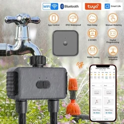 Tuya WIFI nutiklapi automaatne veetaimer välitingimustes, taluaia intelligentne sprinkleri taimer Töö Alexa ja Google'i assistendiga
