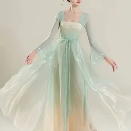 Teuga Siva masani mo Tamaitai o Han ma Tang Dynasty La'ei Fa'aSaina e Fa'aalia ai se La'ei Matagofie ma Uumi Mesh.