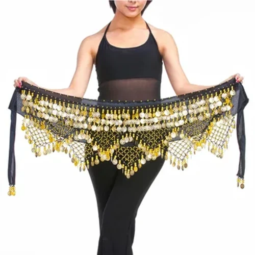 Mtindo Mpya Unaouzwa Juu Zaidi kwa Ngoma ya Tumbo Mnyororo wa Kiuno Cha Skafu ya Hip Sarafu za Bellydance Mkanda wa Dansi Anayecheza Kiuno Vifaa vya Mchezaji wa Mchezaji wa Mkanda wa Kiuno