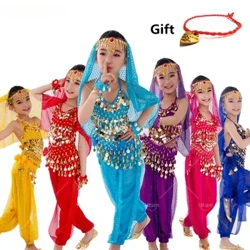 Bộ Quần Áo Múa Bụng Trẻ Em Bộ Quần Áo Múa Bụng Cô Gái Phương Đông Múa Bụng Quần Áo Trẻ Em Ấn Độ
