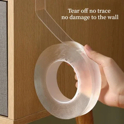 Nano bandă fețe autocolante de perete transparente impermeabile, reutilizabile, rezistente la căldură, benzi pentru decorarea casei de baie, accesorii pentru bucătărie