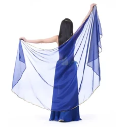 1 stk gratis forsendelse kvinde mavedans chiffon slør Dansedans kostume Chiffon sjal slør 250*120CM