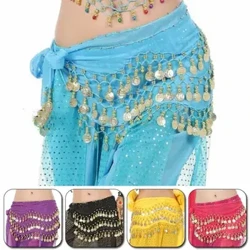 1 Máy Tính Mới Múa Bụng Dây Cho Thái Lan/Ấn Độ/Ả Rập Vũ Công Váy Gợi Cảm Tua Rua Kim Sa Lấp Lánh Eo Dây Xích Hông khăn Choàng Nữ Thể Hiện Trang Phục