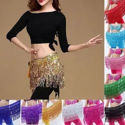 Kadınlar Seksi Oryantal Dans cıngıllı şal Aksesuarları Kemer Etek Altın Oryantal Dans Paraları Bel Zinciri Wrap Yetişkin Dans Aksesuarı