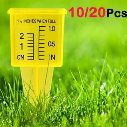 10/20 Stück, transparenter, wiederverwendbarer Gartenwassermesser, multifunktionaler Rasenregenmesser
