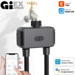 Intelligente timer di irrigazione a 2 zone Bluetooth WIFI sistema di irrigazione automatica da giardino irrigatore a goccia valvola di controllo Smart Life Tuya