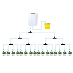 Automatesch Timer Bewässerung Drëps Bewässerung 16/12/8/4/2 Pompel Selbstbewässerung Kits Indoor Planz Bewässerung Apparat Planz Gaart Gadgeten