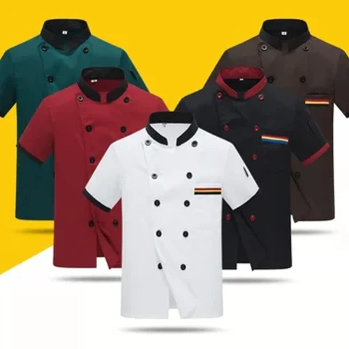 Propesyonal na Short Sleeve Chef Jacket para sa Food Service Industry