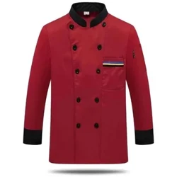 Premium Professional Short Sleeve Chef Jacket for Food Service Industry， chef clothes ， filipinas chef