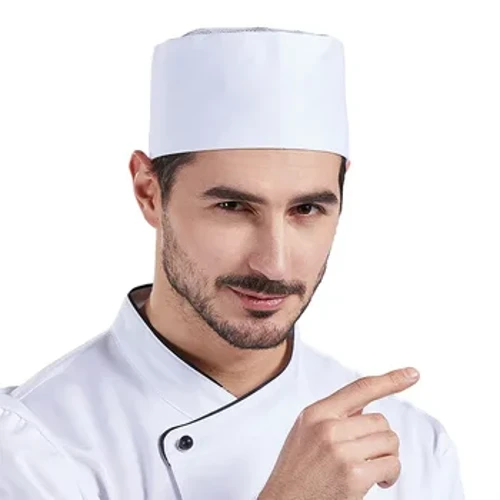 Bonés de trabalho para serviço de alimentação, chapéu masculino de chef de sushi, restaurante, garçom, chapéu de chef, café, padaria, boné japonês estilo coreano, chapéus de cozinha