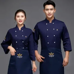Bäckerei Restaurant Kochen atmungsaktive Kochuniform Mantel weiche Jacke Größe Koch Küche Catering-Service Essen Plus