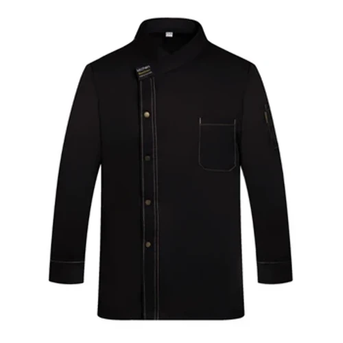 Uniforme de bucătărie Haine de bucătar Bărbați cu mâneci lungi Serviciu alimentar Restaurant Uniforma de lucru Brutar Ventilați Îmbrăcăminte de lucru Femei Alb
