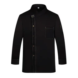 Uniforme de bucătărie Haine de bucătar Bărbați cu mâneci lungi Serviciu alimentar Restaurant Uniforma de lucru Brutar Ventilați Îmbrăcăminte de lucru Femei Alb