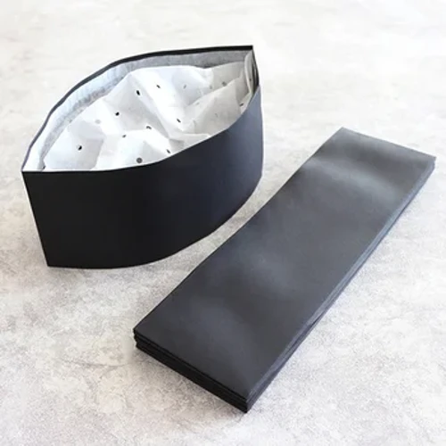 Black Hat Hats Chef Hut ewechzegeheien Cap Pabeier Soda Baker Kachen Kichen Food Service Restaurant Vent Beanie