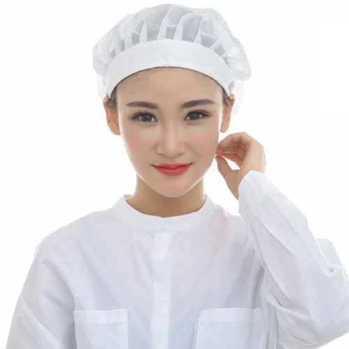 Putih Adjustable Chef Net Topi Masak Topi Dapur Topi Kerja Kantin Restoran Layanan Makanan Roti Baking Wanita Topi Bernapas