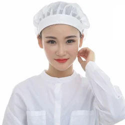 Puting Adjustable Chef Net Hat Cook Caps Kitchen Work Hats Canteen Restaurant Food Service Bakery Baking Women Breathable Cap