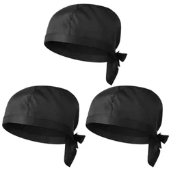 Chef Hat Cap Cooking Hats Kitchen Beanie Catering Men Baker Black Women Head Caps Food Service Cook Working Pirate Chef
