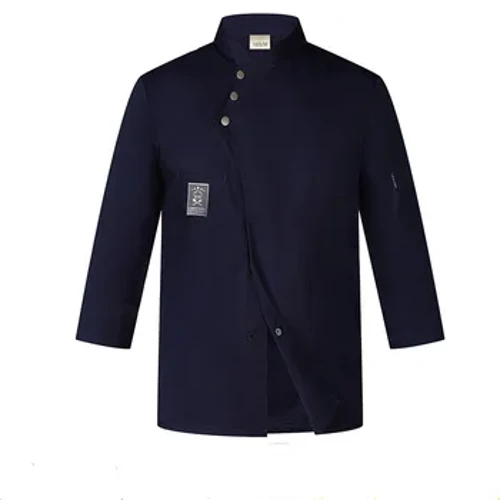 Jachetă unisex de bucătar de restaurant occidental Jachetă de bucătărie cu mânecă scurtă Bărbați, femei, ospătar, uniformă de panificație, îmbrăcăminte de lucru, jachetă de bucătar bucătar