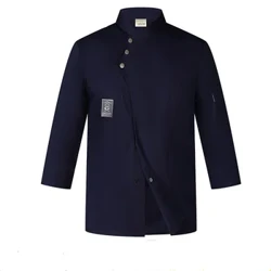 ʻO Unisex Chef Western Restaurant Jacket Pōkole Lole kīhini Kāne Wahine Waiter Bakery Uniform Lole hana Kuke Chef Jacket