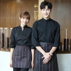 Kelner Uniform fir Restaurant Hotel Bartender gemittlech a stylesch Iessen Service Uniform