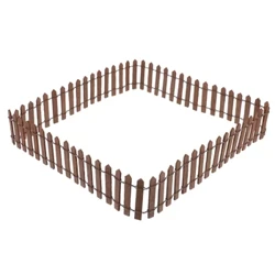 Zonk Privatsphär Wooden fir Gaart Gebaier Blummenbetter Hand Dekor Mini Spillsaachen Gitter Iron