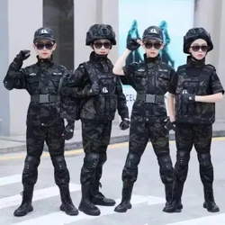 Seragam tempur pasukan khusus Anak Baru, setelan pelatihan kamuflase anyar, setelan kamuflase elang ireng, setelan kinerja