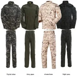 Người Airsoft Bộ Đồ Nam Chiến Thuật Quân Đội Đồng Nhất Miếng Lót Đầu Gối Thoáng Khí Bộ Chống Thấm Nước Softair Mẫu Quần Áo Mặc