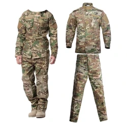 Chiến đấu Quân Phục Camo Phù Hợp Với Chiến Thuật Safari Quân Đội Nam Lực Lượng Đặc Biệt Áo Quần Câu Cá Ngụy Trang Militar Săn Bắn Quần Áo