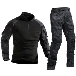 Naamiointipuku Tactical Multicam Armeijan univormusarja Sotilaspuku Paintball Tactical Airsoft Vaatteet Armeijan univormut Miesten