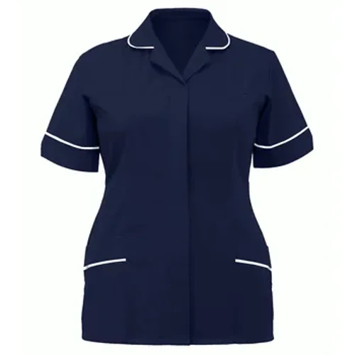 Ensfarvede kvinders operationsstue Sygeplejerske Uniform Toppe Kortærmede Arbejdstøj V-hals Medicinske Overdele T-Shirt Clinic Scrubs Toppe