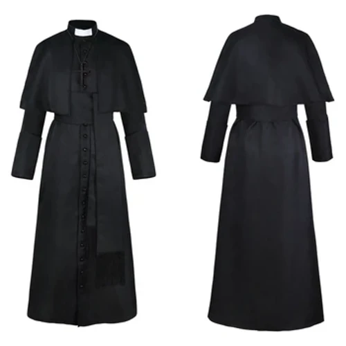 Ositaulaga Vaitau Vaitau La'ei Cosplay La'ei mo ali'i Fa'ataulaitu Monk Faife'au Suti 'ofuuliuli Halloween Retro La'ei Faife'au mo Tama.
